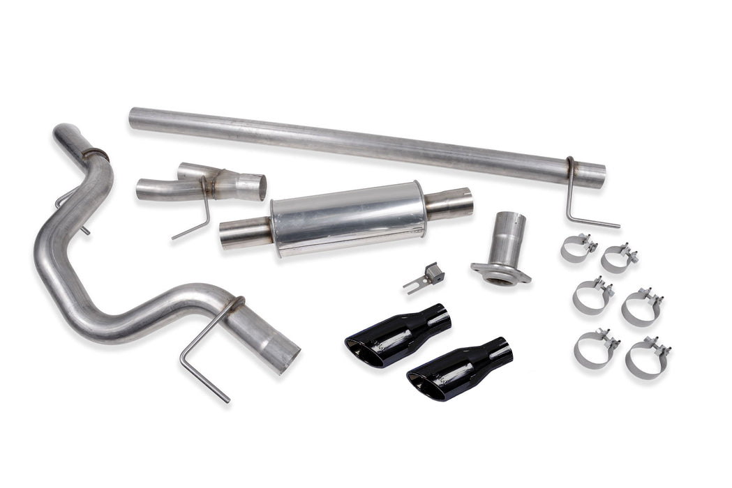 2015-2020 Ford F-150 2.7, 3.5, 5.0 Roush 421985-BLK Cat-Back Side Exit Exhaust System w/ Black Tips