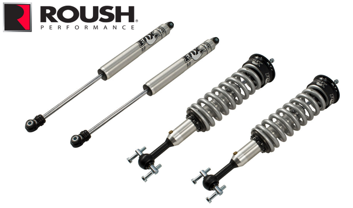 2015-2024 Ford F-150 Roush 422014 Fox 2.0 Coilover Adjustable Front & Rear Suspension