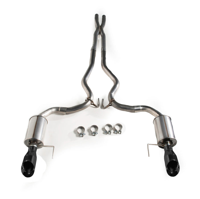 2015-2017 Mustang GT 5.0L V8 Roush 422092BLK Cat-Back Exhaust System w/ X Pipe