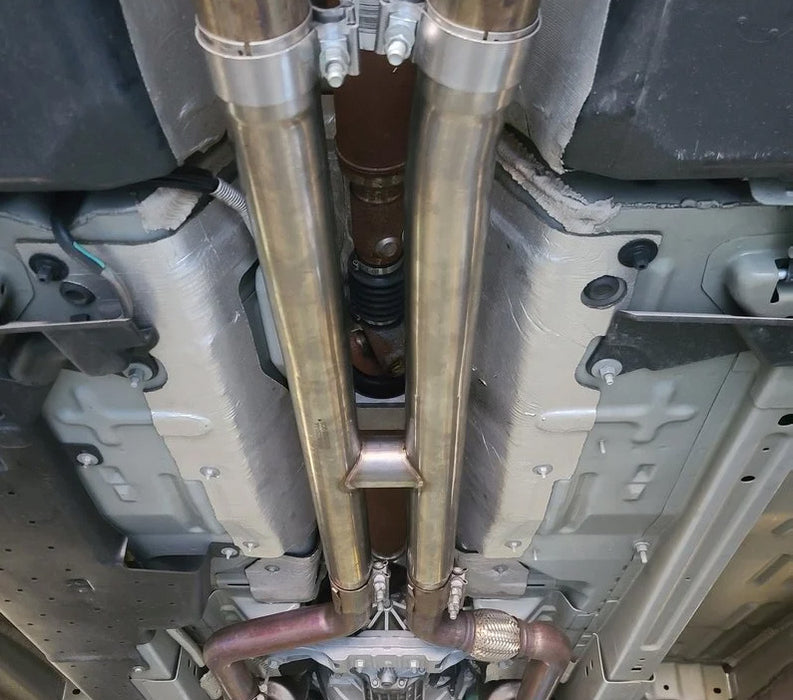2015-2025 Ford Mustang 5.0 V8 Roush 422119 H-Pipe Stainless Steel Exhaust Resonator Delete