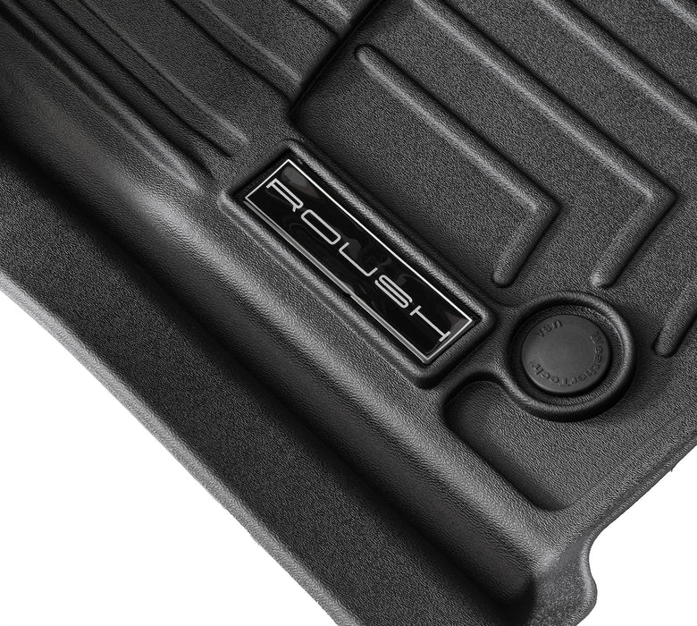 2019-2023 Ranger Crew Cab Roush Front & Rear 3pc Rubber Floor Mat Liners