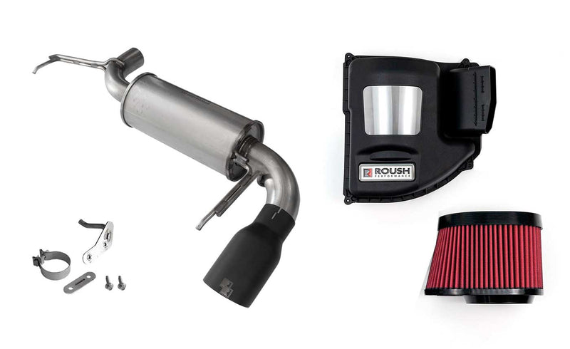 2021-2026 Ford Bronco Roush Axle Back Exhaust System & Cold Air Intake Kit