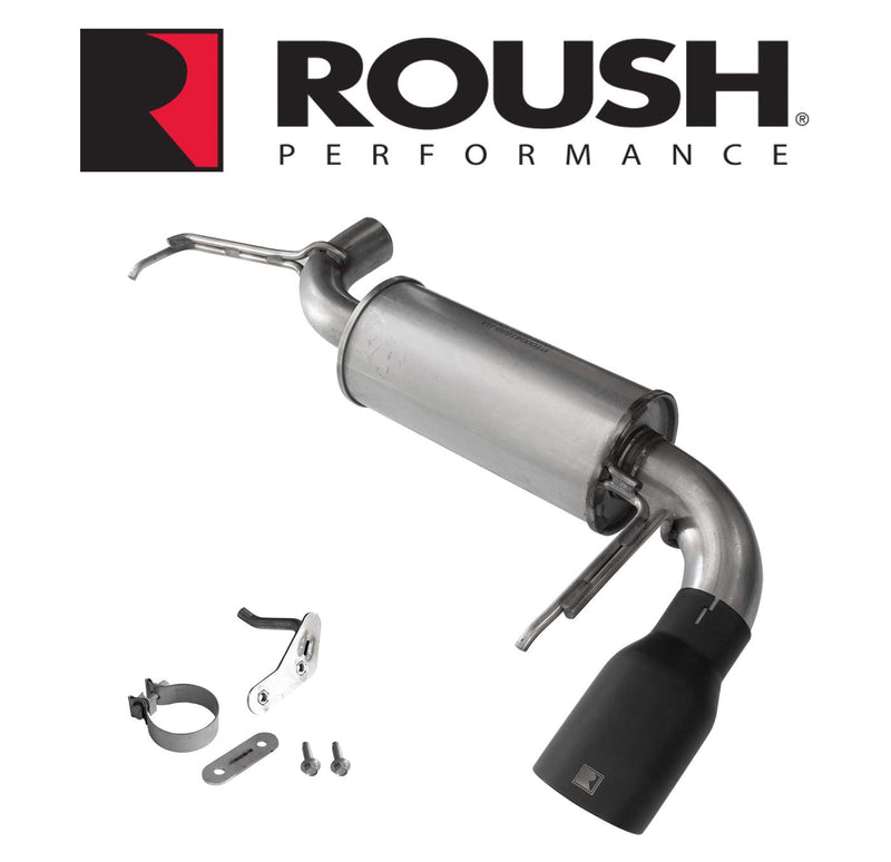 Bronco Roush Exhaust 2021-2026 Ford Bronco Roush 422234 Axle Back Exhaust System w/ Black T ...
