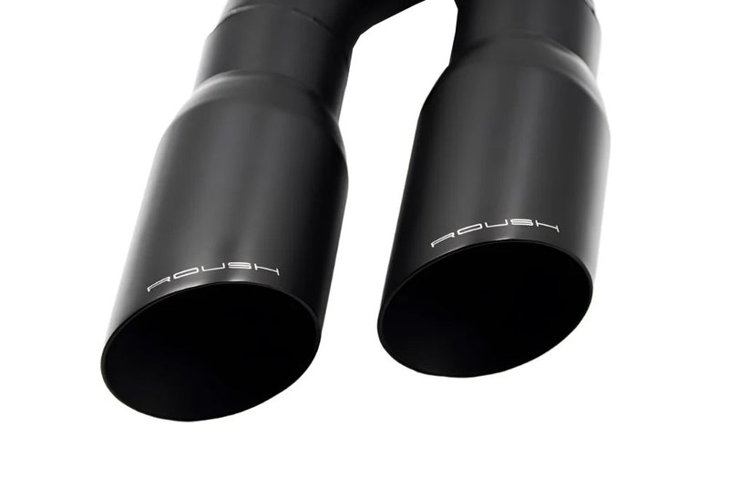 2021-2026 F-150 Roush 422264-BLK Side Exit Cat Back Exhaust System w/ Black Tips