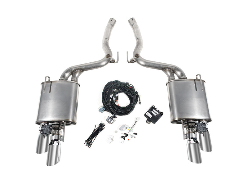 2018-2023 Ford Mustang Roush 422293 Quad Tip Axle Back Active Exhaust System