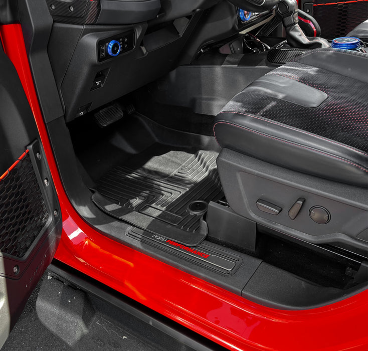 2021-2025 Bronco 4-Door Roush Front, Rear & Cargo 4pc Rubber Floor Mat Liners