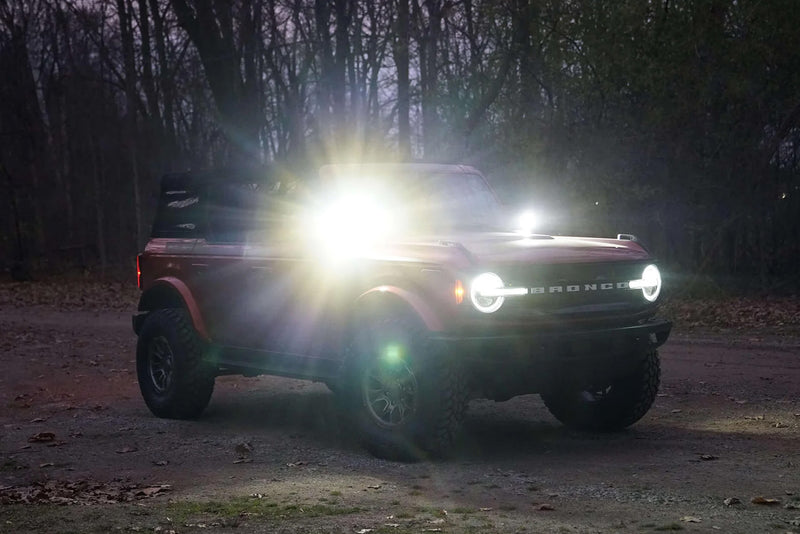 Broncos Rousch 2021-2024 Bronco Roush 422301 Off Road LED Mirror Mounted Pod Ditch Li ...
