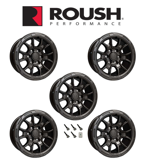 Black Roush Ford Bronco Rims 2021-2024 Ford Bronco R Roush 17