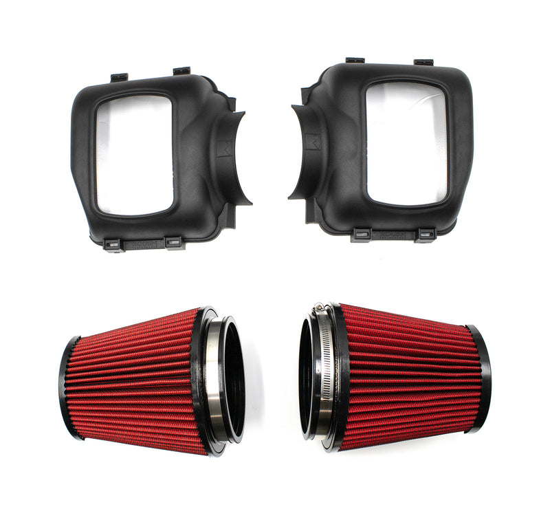 2024-2026 Mustang GT 5.0L Roush 422334 Dual Cold Air Intake Filters & Lids Kit