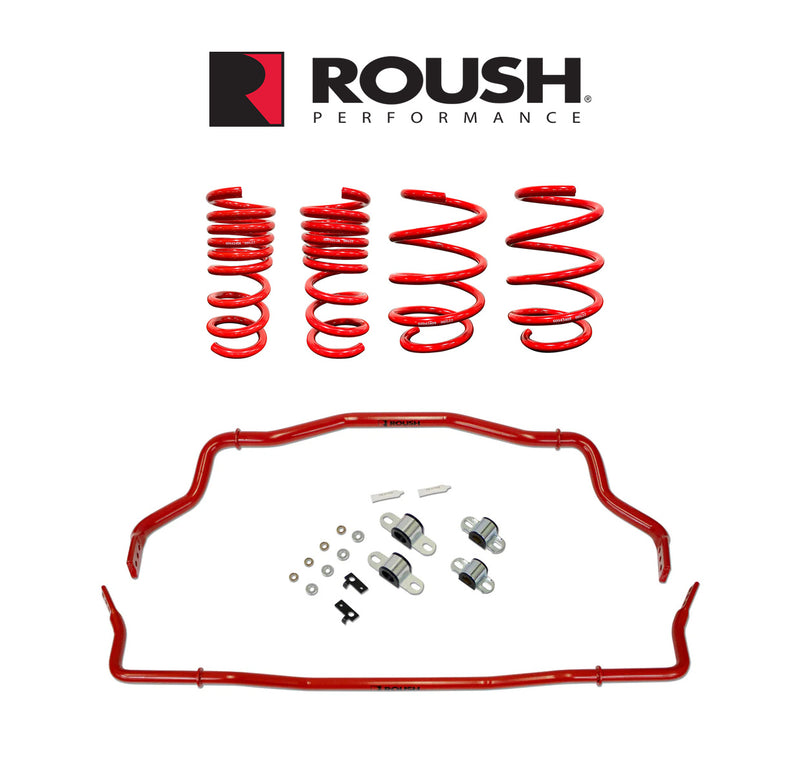 2018-2026 Mustang w/ MagneRide Roush Front & Rear Lowering Springs Sway Bar Kit