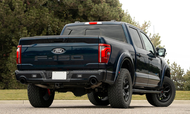 2021-2026 F-150 5.0 Roush 422345 Cat-Back Exhaust System w/ Black Tips
