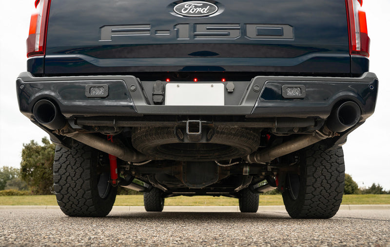 2021-2026 F-150 5.0 Roush 422345 Cat-Back Exhaust System w/ Black Tips