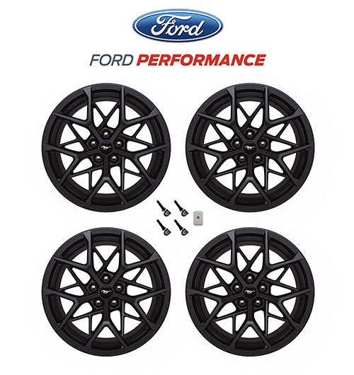 2015-2023 Ford Mustang Mach 1 OEM Staggered Dark Charcoal Wheels 19" x 11" 10.5"