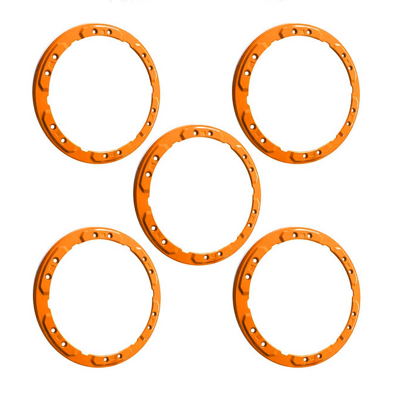 2021-2026 Bronco Ford OEM M-1021K-BLO 5pc Orange Bead Lock Wheel