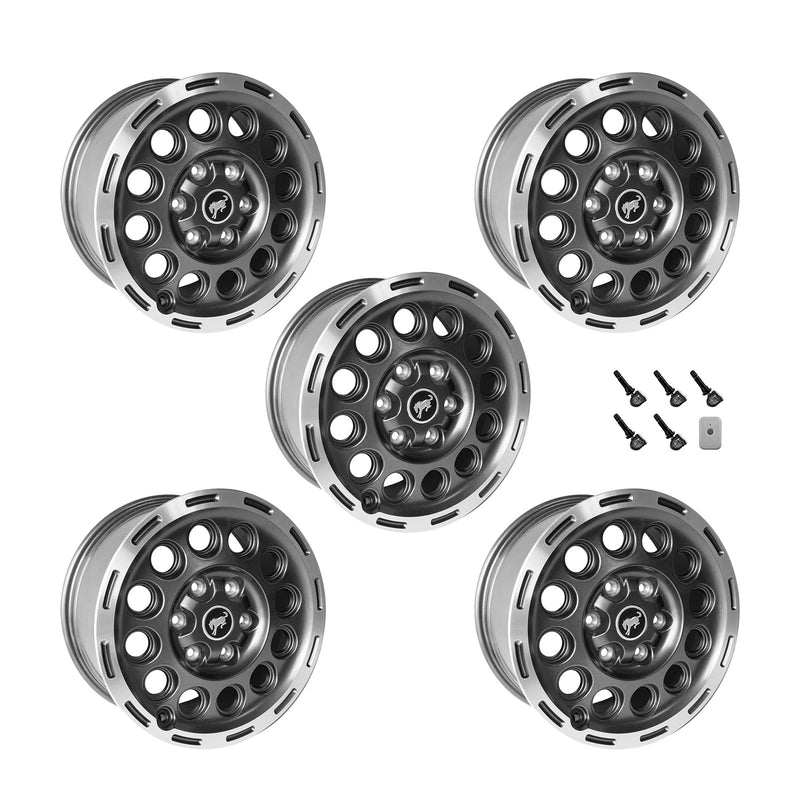 2021-2026 Ford Bronco OEM M-1007K-P1780MBM 17 x 8 Wheel & TPMS Kit - Matte Black