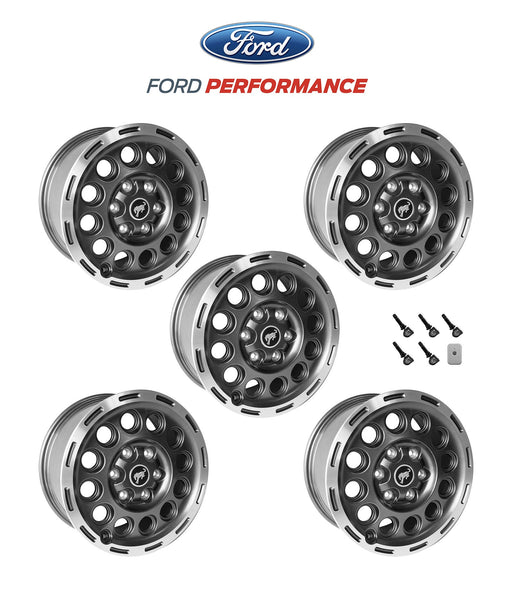 2021-2025 Bronco Ford Performance M-1007K-P1780MBM 17" x 8" Wheel Kit - Machined Finish