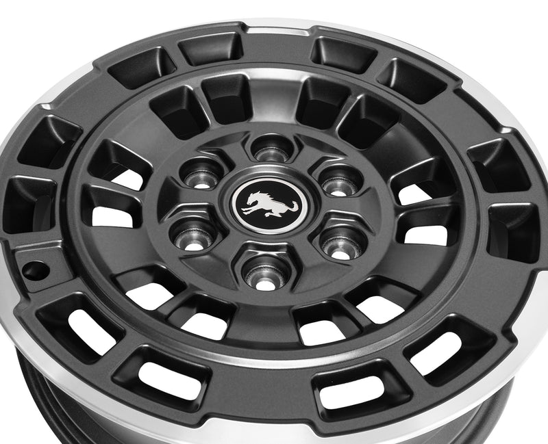 2021-2026 Ford Bronco OEM M-1007K-P1785MBM 17 x 8.5 Wheel Kit - Matte Black