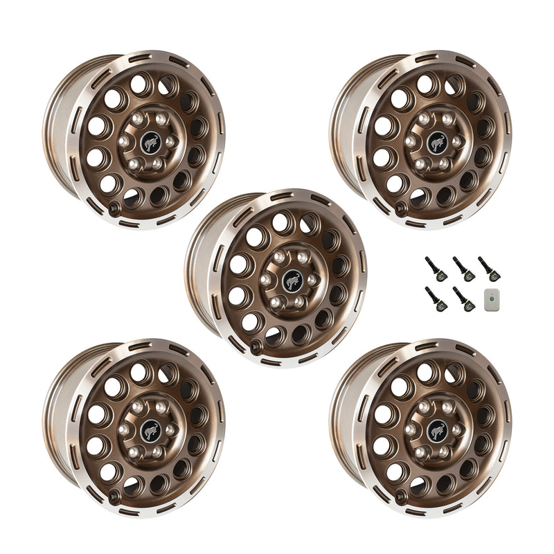 2021-2026 Bronco OEM M-1007K-P1780BRN 17 x 8 Wheel & TPMS Kit - Sinister Bronze