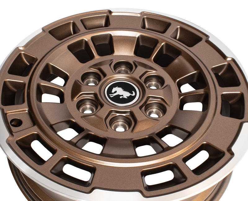 2021-2026 Ford Bronco OEM M-1007K-P1785BRN 17 x 8.5 Wheel Kit - Sinister Bronze