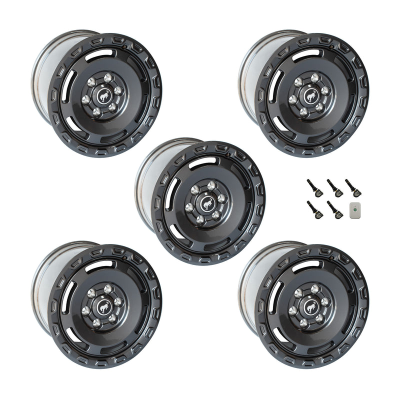 2021-2025 Ford Bronco Everglades OEM M-1007K-P1785E 5pc Wheels & TPMS Kit
