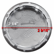 2005-2014 Mustang Ford Racing M-1096-FR1 Wheel Center Caps Chrome - Set of 4