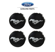 2015-2026 Mustang OEM FR3Z-1130-C Black w Chrome Running Horse Wheel Center Caps
