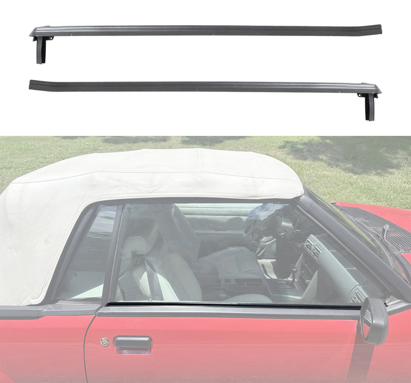 1988-1993 Mustang Convertible Outside Door Beltline Rubber Weatherstrips Seals