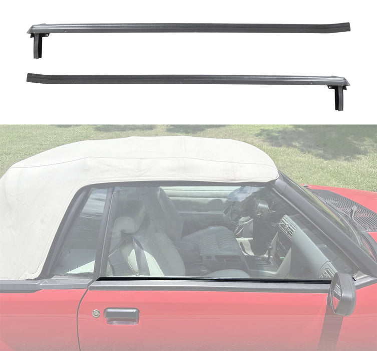 1988-1993 Mustang Convertible Outside Door Beltline Rubber Weatherstrips Seals