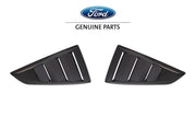 2024 Mustang Genuine Ford OEM VPR3Z-63280B10-B Gloss Black Quarter Window Louvers Pair