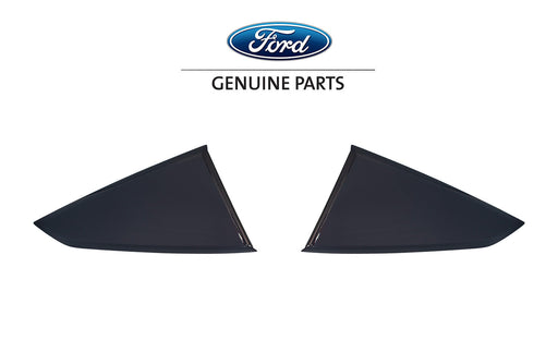 2024 Mustang Genuine Ford OEM VPR3Z-63280B10-AN Ember Blue Quarter Window Louvers Pair