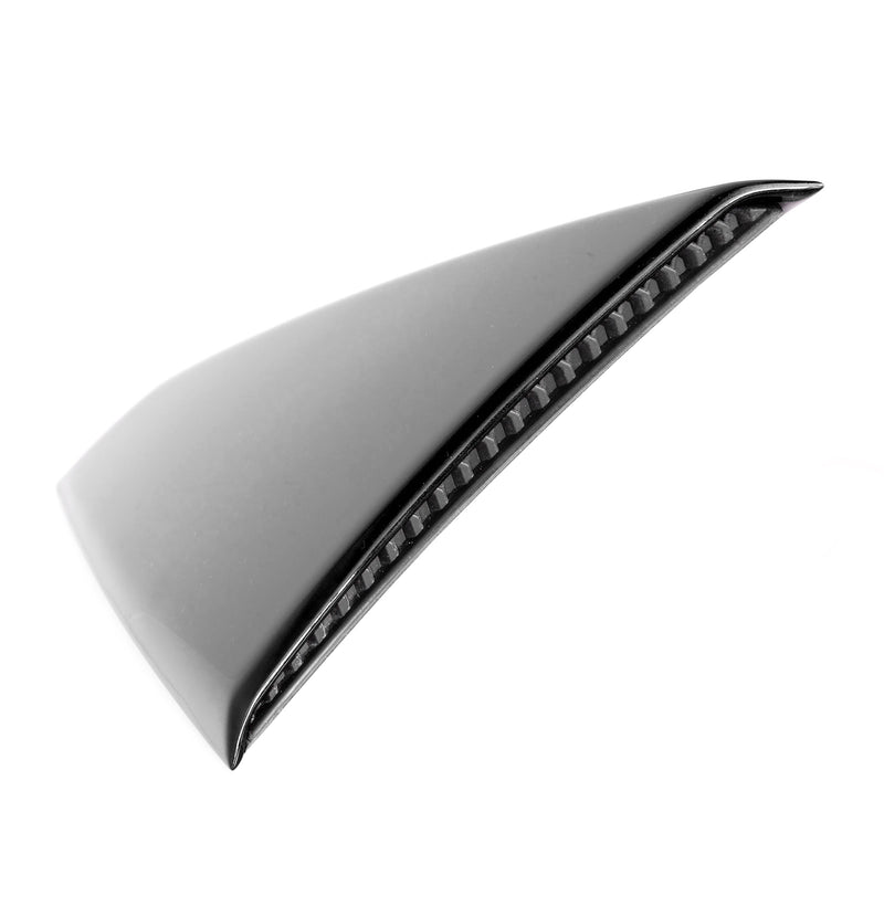 2024-2025 Mustang VPR3Z-63280B10-AC Shadow Black G1 Quarter Window Louvers Pair