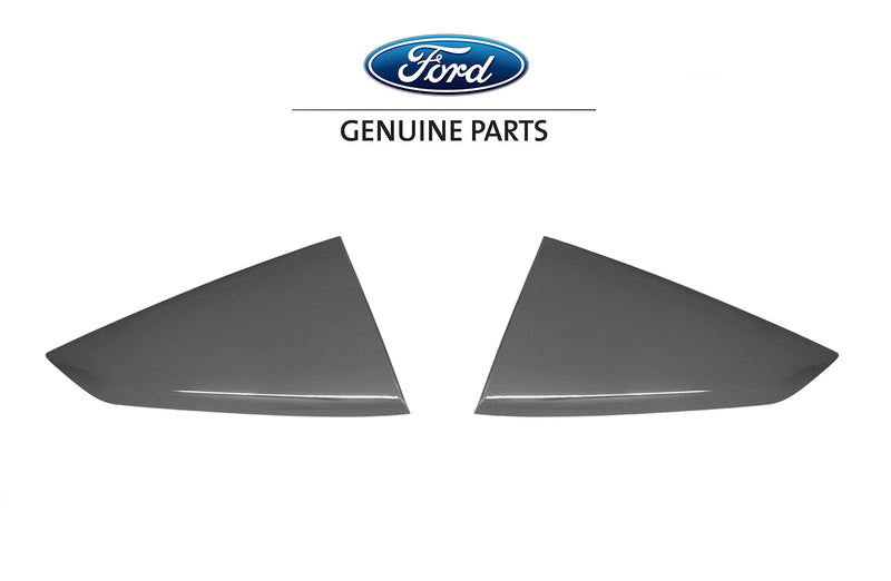 2024 Mustang Genuine Ford OEM VPR3Z-63280B10-AJ Dark Matter Gray HY Quarter Window Louvers Pair