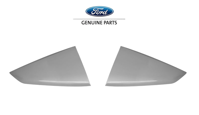 2024-2025 Ford Mustang OEM Iconic Silver JS Quarter Window Side Scoop Louvers Pr