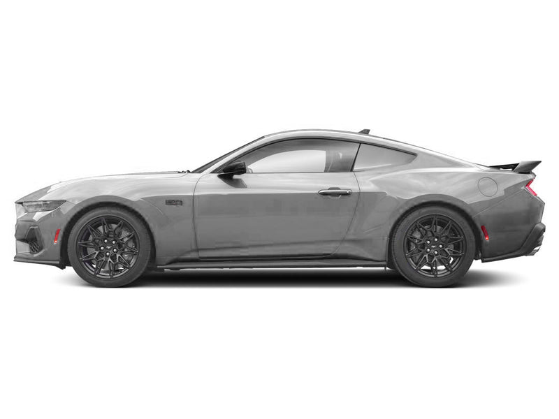 2024-2025 Ford Mustang OEM Iconic Silver JS Quarter Window Side Scoop Louvers Pr
