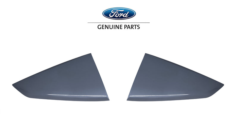 2024-2025 Ford Mustang OEM Vapor Blue K1 Quarter Window Side Scoop Louvers Pair