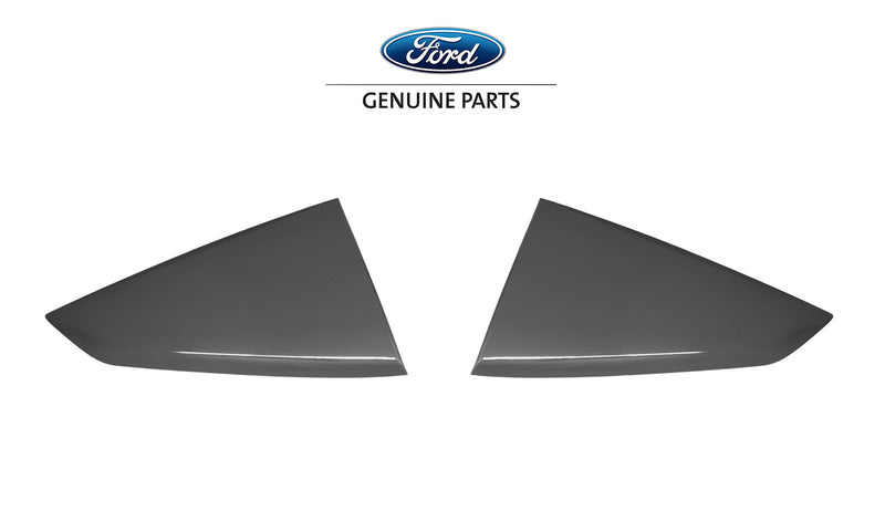 2024-2025 Mustang OEM Carbonized Gray M7 Quarter Window Side Scoop Louvers Pair