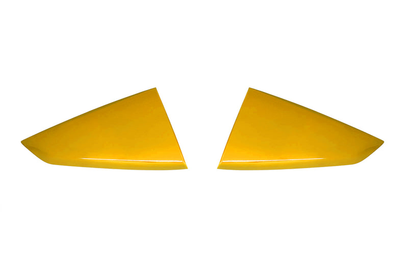 2024 Mustang Genuine Ford OEM VPR3Z-63280B10-AL Yellow Splash RH Quarter Window Louvers Pair