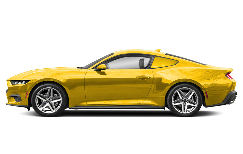 2024 Mustang Genuine Ford OEM VPR3Z-63280B10-AL Yellow Splash RH Quarter Window Louvers Pair