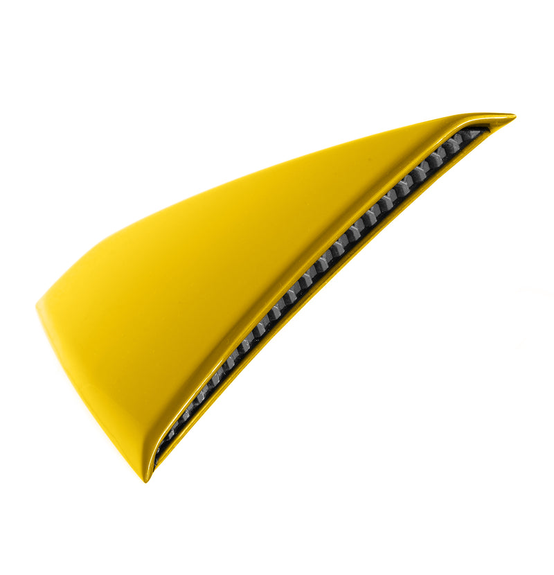 2024 Mustang Genuine Ford OEM VPR3Z-63280B10-AL Yellow Splash RH Quarter Window Louvers Pair
