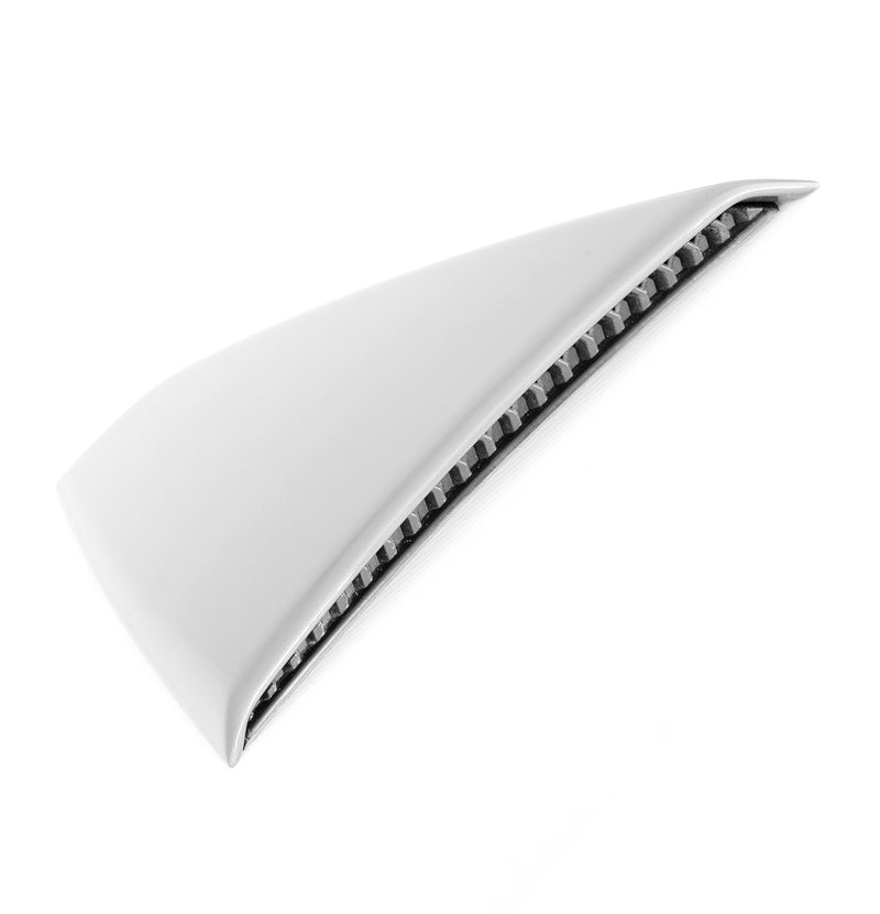 2024-2025 Ford Mustang OEM Oxford White YZ Quarter Window Side Scoop Louvers Pr