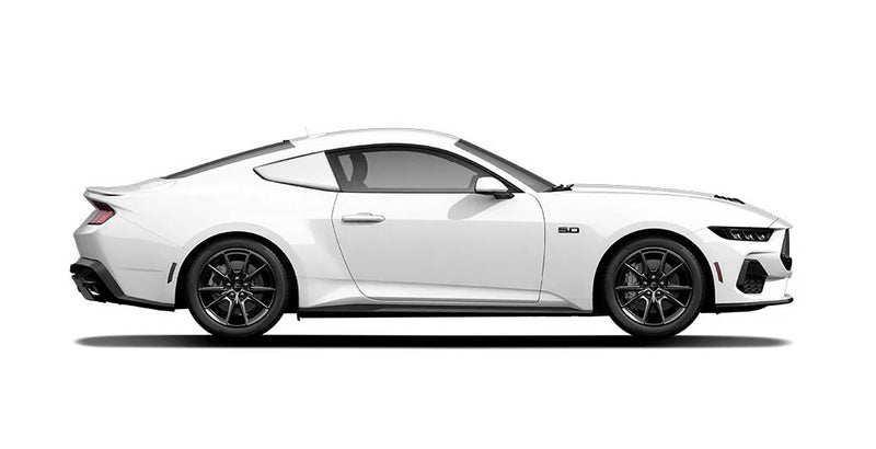 2024-2025 Ford Mustang OEM Oxford White YZ Quarter Window Side Scoop Louvers Pr