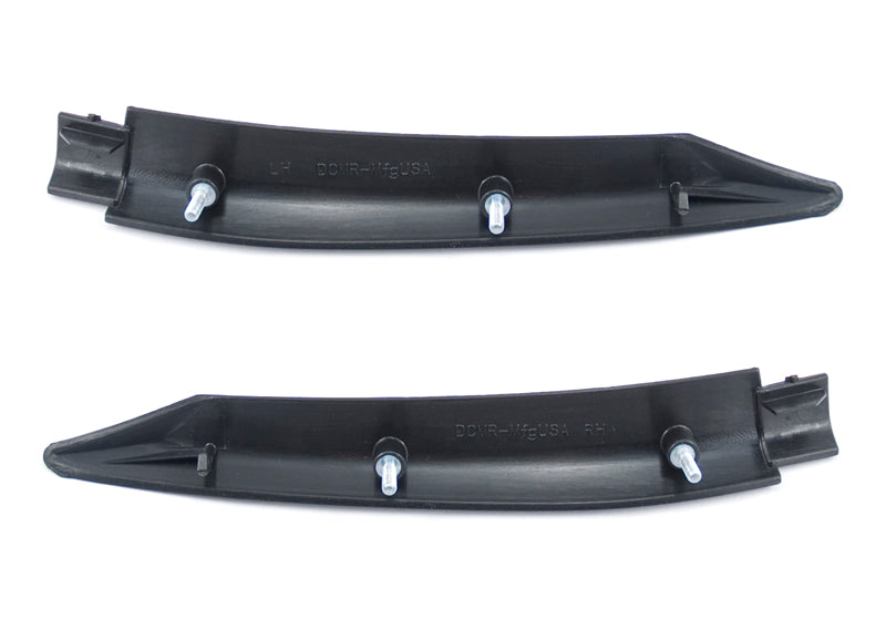 1989-93 Mustang Convertible Front of Door Belt Molding Extension at Mirror -Pair
