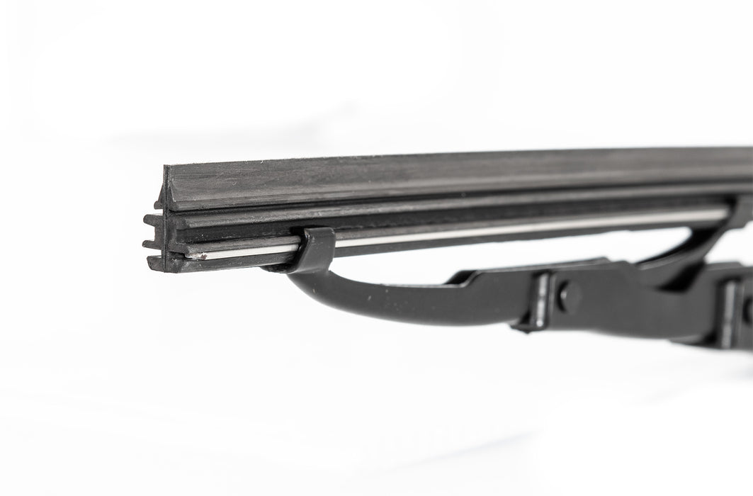 1979-1993 Ford Mustang Stainless Steel Black Windshield Wiper Arms & 16" Blades Pair