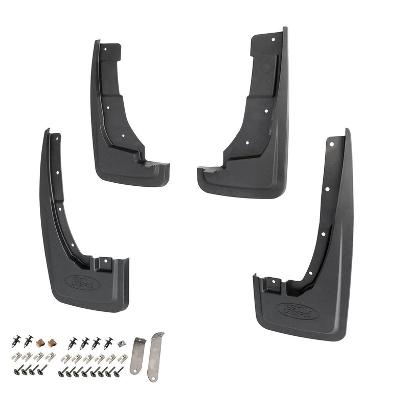 2022-2026 Ford Maverick OEM Black Front & Rear Mud Flaps Splash Guards - Set of 4