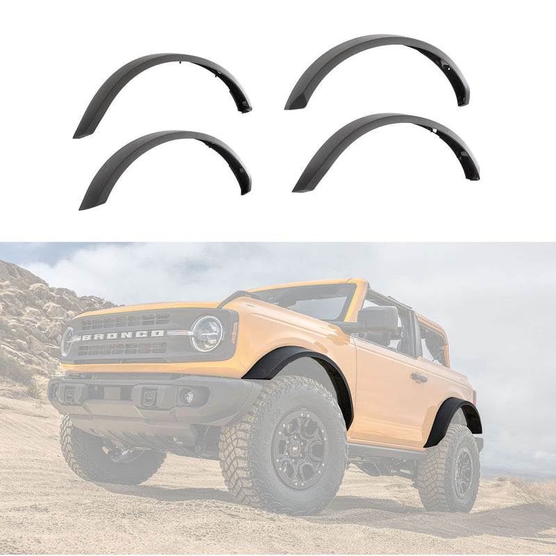 2021-2026 Bronco OEM Genuine Ford M-9164-BFK Sasquatch Wheel Lip Fender Flares