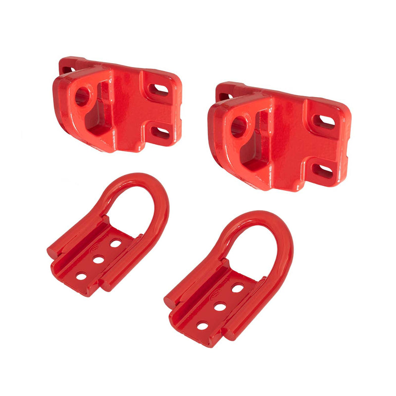 2021-2026 Bronco Ford Performance OEM Red Front & Rear Tow Hooks Set of 4