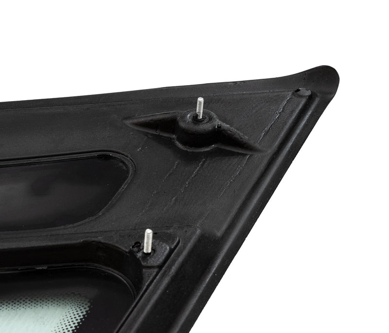 1987-1993 Ford Mustang Coupe Quarter Windows Glass & Moldings LH RH w/ Hardware