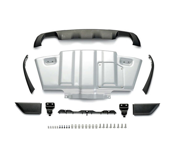 2022-2023 Ford F150 OEM M-5018-FSP Front Lower Air Dam Metal Skid Plate Silver
