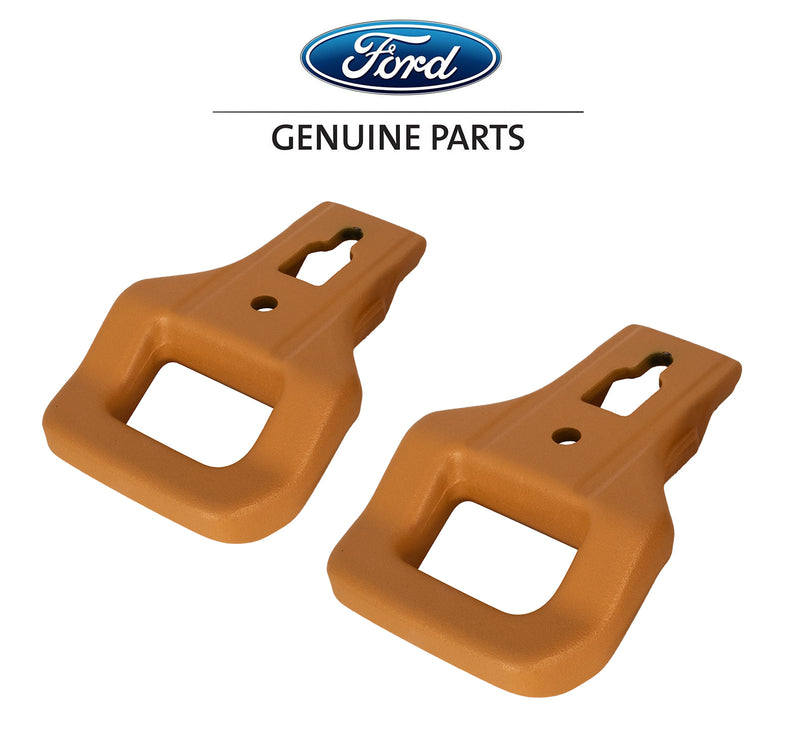 2024-2026 Ford F150 Tremor Orange OEM Front Tow Hooks Pair for Modular Bumper