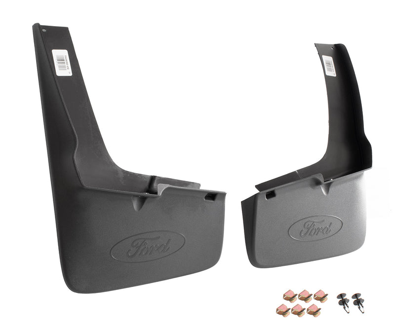 2019-2023 Ford Ranger OEM KB3Z-16A550-BB Black Rear Mud Flaps Splash Guards Pair